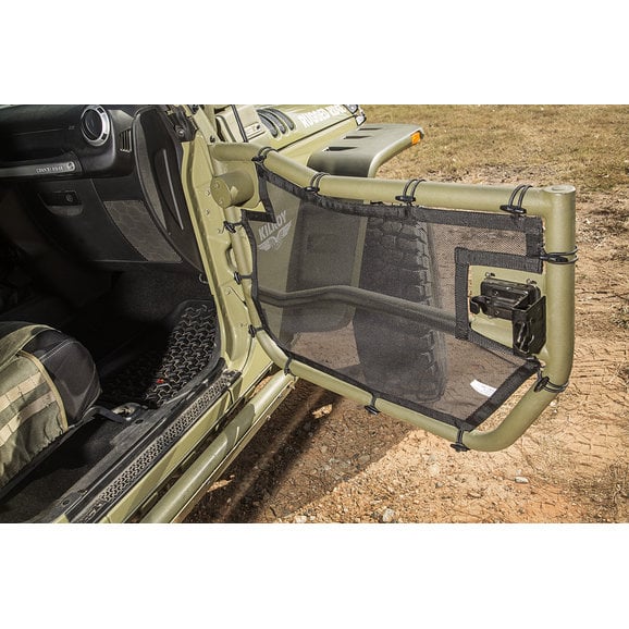 Load image into Gallery viewer, Rugged Ridge 13579.50 Front Tube Door Covers for 07-18 Jeep Wrangler JK
