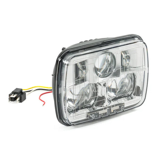 J.W. Speaker 8910 Heated LED Headlight Kit for 84-01 Jeep Wrangler YJ, Cherokee XJ & Comanche MJ