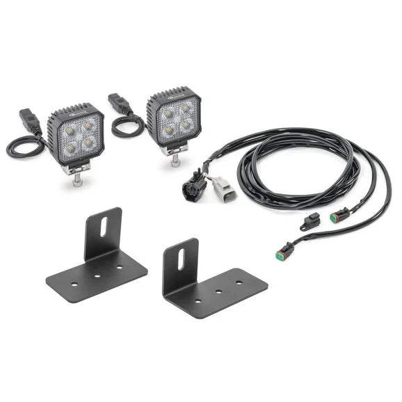 Load image into Gallery viewer, Quadratec 3&quot; LED Sleek Backup Light Kit- 160° Flood Beam for 07-18 Jeep Wrangler JK
