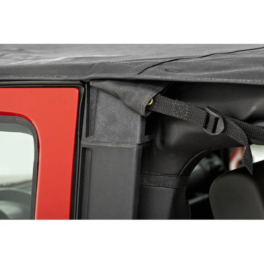 Bestop Cable-Style Safari Bikini Top for 10-18 Jeep Wrangler JK 2 Door