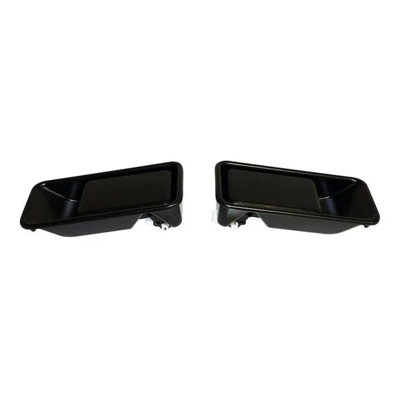 Crown Automotive 55176548K Half Steel Door Handles in Black for 87-93 Jeep Wrangler YJ & 97-06 Jeep Wrangler TJ