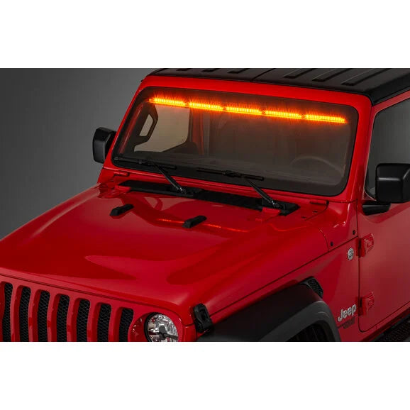 Load image into Gallery viewer, Quadratec Gen II Stealth LED Interior Mount 50” Light Bar for 18-24 Jeep Wrangler JL &amp; Gladiator JT
