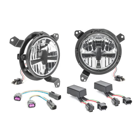 Load image into Gallery viewer, Quadratec Gen II LED Headlights for 18-24 Jeep Wrangler JL &amp; Gladiator JT
