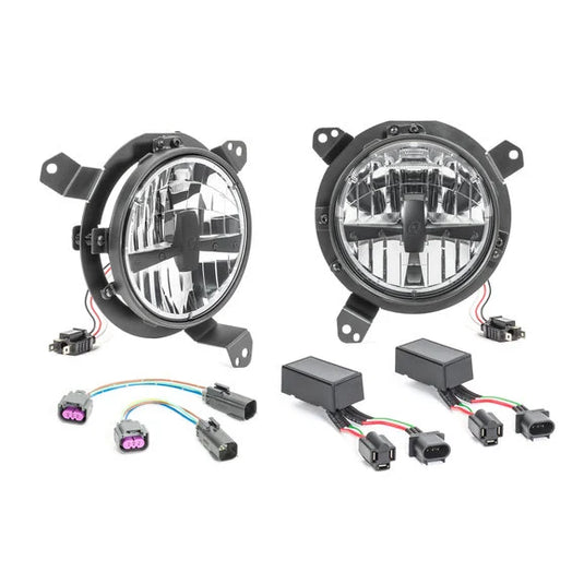 Quadratec Gen II LED Headlights for 18-24 Jeep Wrangler JL & Gladiator JT