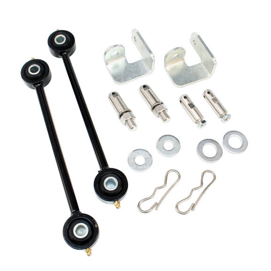 Teraflex Front Swaybar Quick Disconnects for 07-18 Jeep Wrangler & Wrangler Unlimited JK with 0-8" Lift