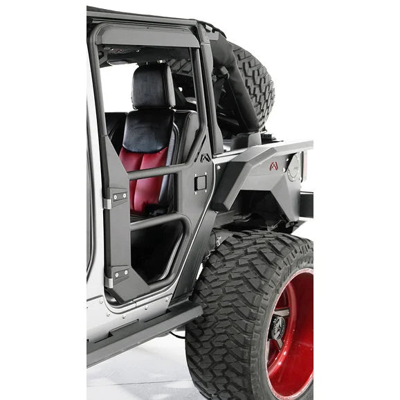 Load image into Gallery viewer, Fab Fours Rear Full Tube Doors for 07-18 Jeep Wrangler Unlimited JK 4 Door
