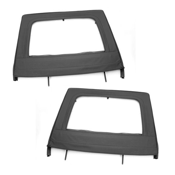 Rugged Ridge 13712.15 Rear Soft Upper Doors in Black for 07-18 Jeep Wrangler JK with