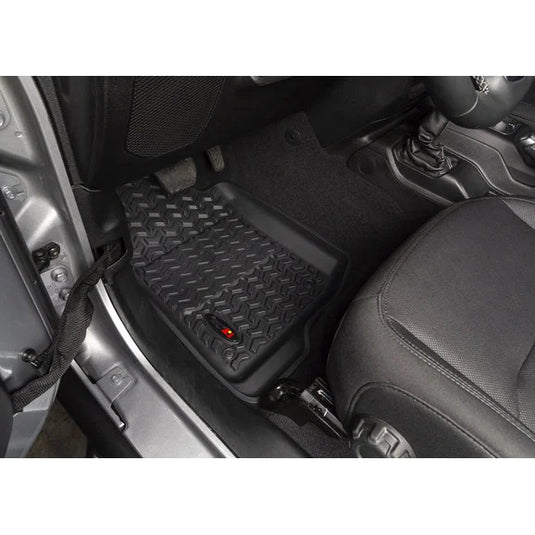 Rugged Ridge Floor Liners for 18-24 Jeep Wrangler JL 2-Door