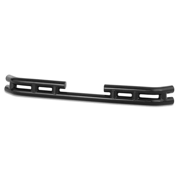 Warrior Products WAR50510 Double Tube Rear Bumper in Black for 87-95 Jeep Wrangler YJ