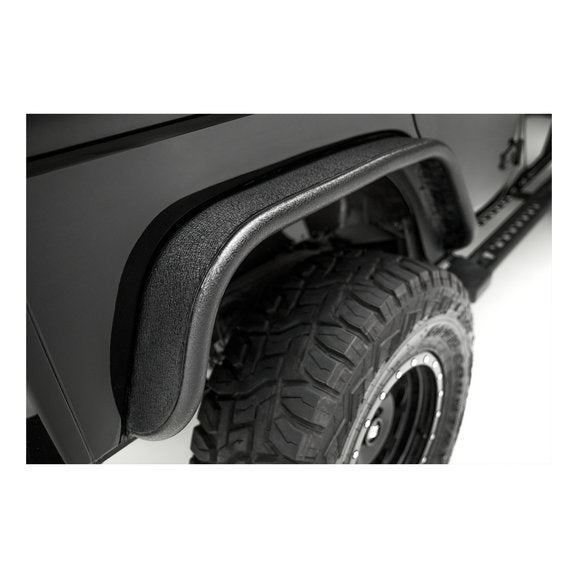 Load image into Gallery viewer, Aries 2500201 Rear Fender Flares in Textured Black for 07-18 Jeep Wrangler JK
