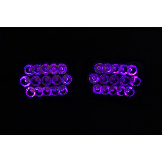 Quake LED QTE751 Tempest Series RGB 39W 5x7" LED Headlight Kit for 84-01 Jeep Wrangler YJ, Cherokee XJ & Comanche MJ