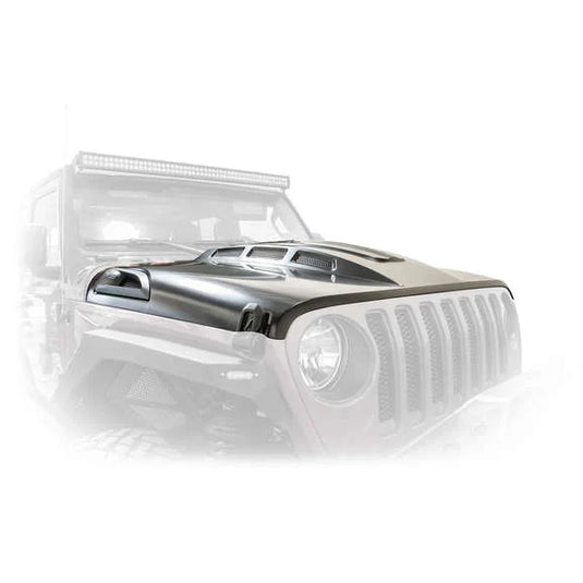 DV8 Offroad HDMBJL-01 Heat Dispersion Hood for 18-21 Jeep Wrangler JL Unlimited & Gladiator JT