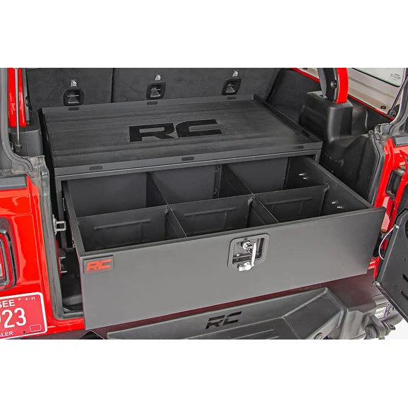 Load image into Gallery viewer, Rough Country 99030 Rear Storage Box for 18-24 Jeep Wrangler JL
