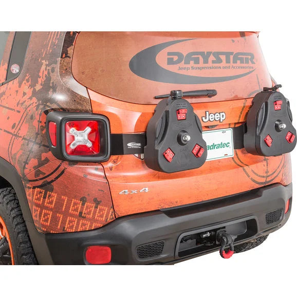 Daystar KJ50020BK Cam Can Tailgate Mount for 15-18 Jeep Renegade BU