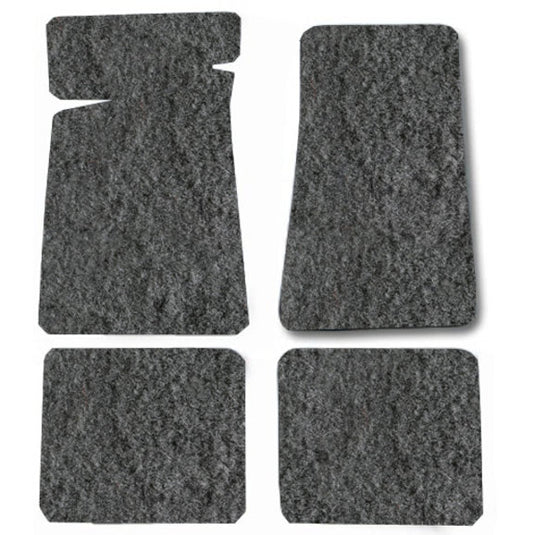 Auto Custom Carpets Custom Fit Floor Mat 4-Piece Set for 76-86 Jeep CJ7