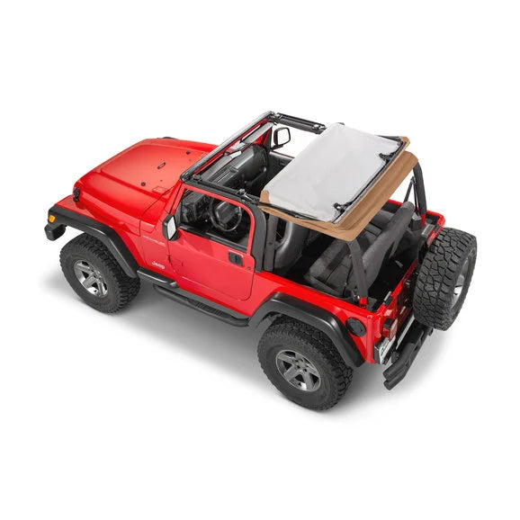 Load image into Gallery viewer, QuadraTop Adventure Top Fastback Conversion Soft Top for 97-06 Jeep Wrangler TJ
