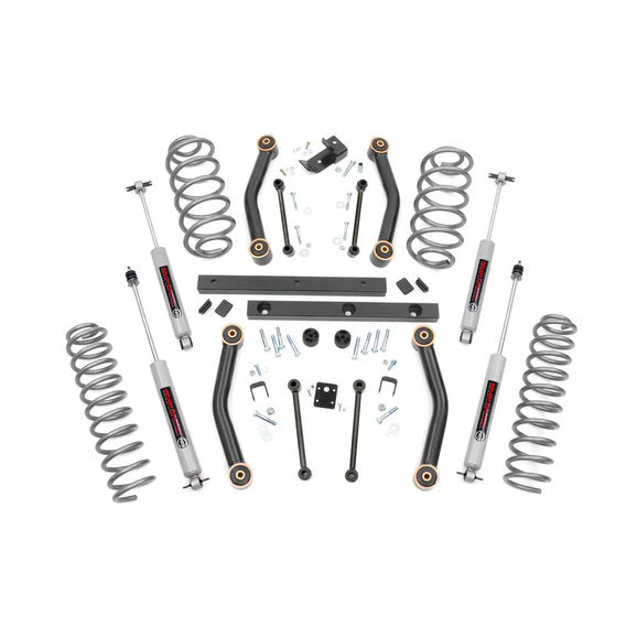 Load image into Gallery viewer, Rough Country 4in Suspension Lift Kit for 97-06 Jeep Wrangler TJ
