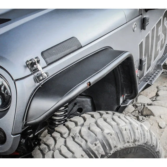 Load image into Gallery viewer, Westin 62-1005 Front Tube Fenders for 07-18 Jeep Wrangler JK
