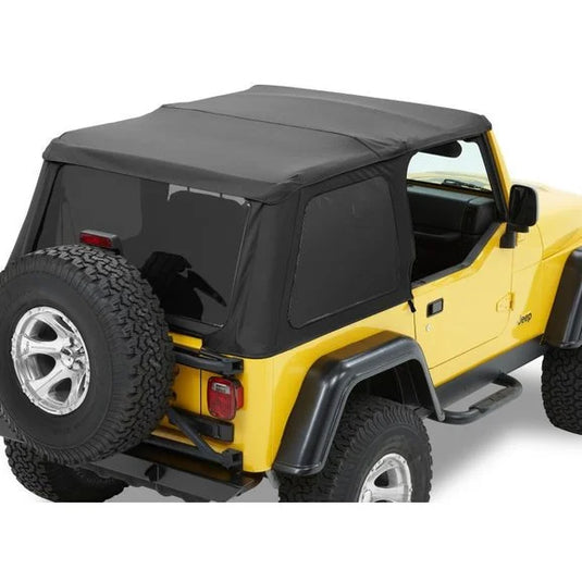 Bestop 52820-35 Trektop NX Replace-a-top Soft Top in Black Diamond for 97-06 Jeep Wrangler TJ with Trektop NX