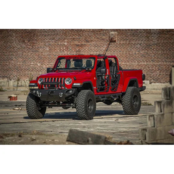 Load image into Gallery viewer, Rough Country 90762 Contoured Drop Steps for 20-24 Jeep Gladiator JT
