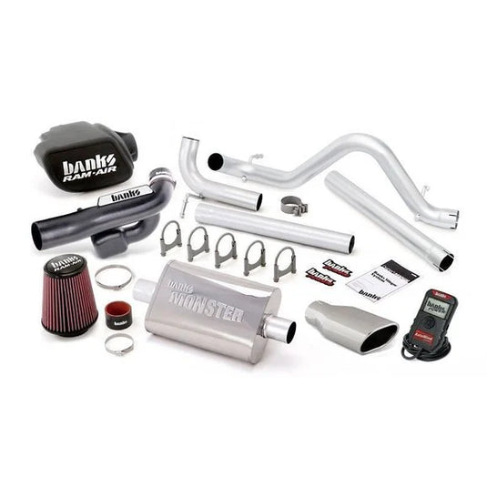 Banks Power Stinger Exhaust System with AutoMind Programmer for 12-15 Jeep Wrangler JK With 3.6L