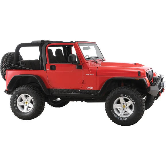 Load image into Gallery viewer, Cervini&#39;s Auto Design Ram Air Fiberglass Hood in Factory Match Paint (Top Only) for 97-06 Jeep Wrangler TJ &amp; Unlimited
