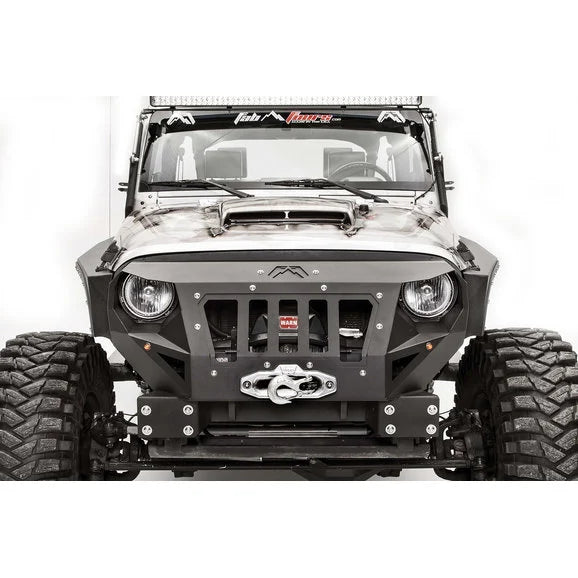 Load image into Gallery viewer, Fab Fours Front Grumper for 07-18 Jeep Wrangler JK
