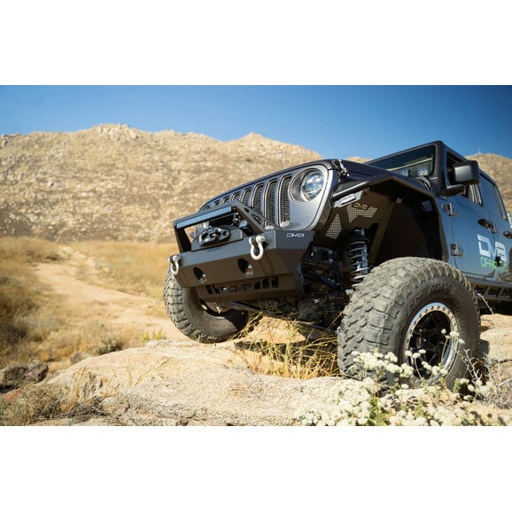 Load image into Gallery viewer, DV8 Offroad SPJL-02 Sway Bar Disconnect Skid Plate for 18-24 Jeep Wrangler JL &amp; Gladiator JT
