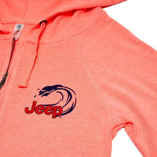 Jeep Merchandise Ladies Jeep Beachin' Good Time Zip-Hoodie