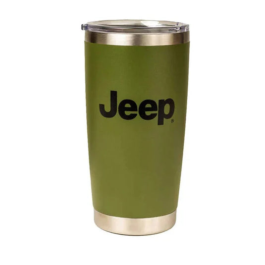 Jeep Merchandise Jeep Text & Grille Travel Mug- 20oz