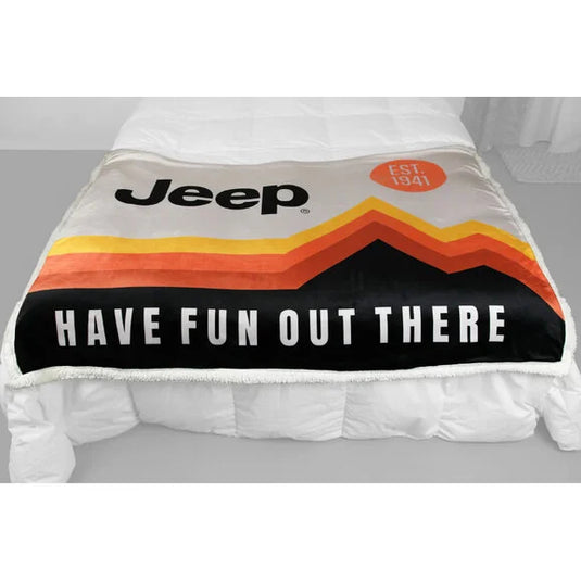 Jeep Merchandise Jeep Have Fun Out There Blanket