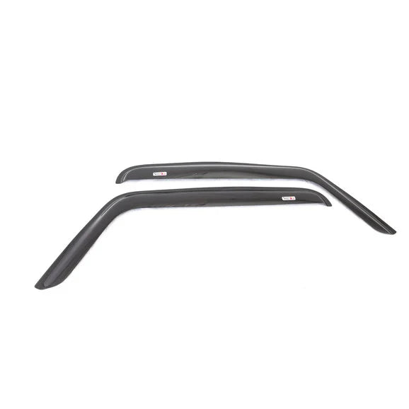 Rugged Ridge 11351.10 Rain Deflectors in Smoke for 97-06 Jeep Wrangler TJ & Unlimited