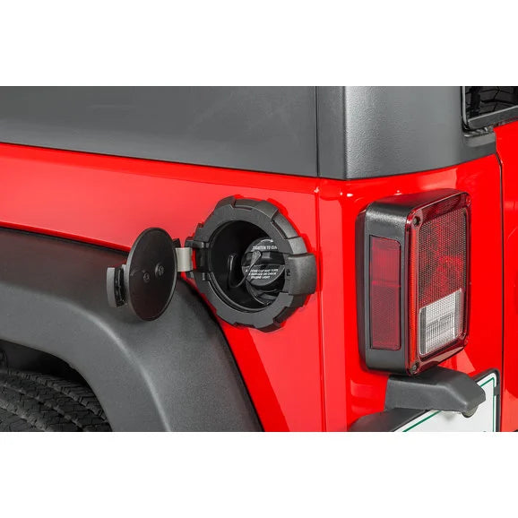 Load image into Gallery viewer, Rugged Ridge Elite Non Locking Fuel Door for 07-18 Jeep Wrangler JK
