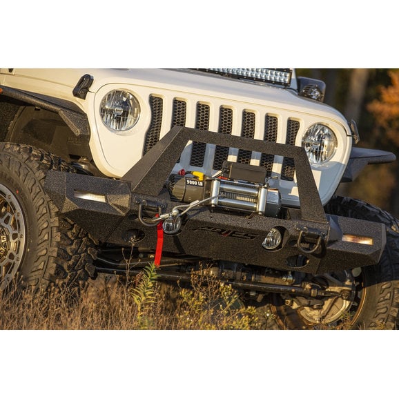 Load image into Gallery viewer, Aries TrailChaser Front Corners Guards with Turn Signal Cutouts for 18-24 Jeep Wrangler JL Unlimited &amp; Gladiator JT
