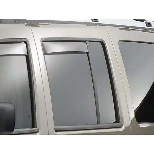 WeatherTech 71414 Rear Side Window Deflector Set in Light Smoke for 06-10 Jeep Commander XK