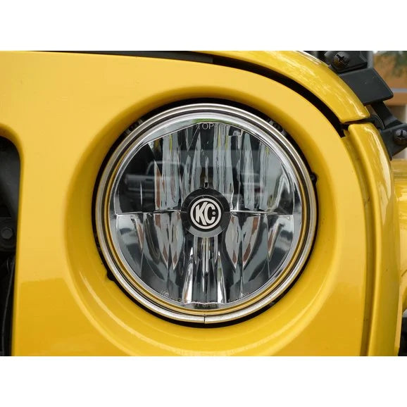 Load image into Gallery viewer, KC HiLiTES 4236 Gravity LED 7&quot; Headlight for 97-06 Jeep Wrangler &amp; Wrangler Unlimited TJ
