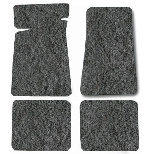 Auto Custom Carpets Custom Fit Floor Mat 4-Piece Set for 87-95 Jeep Wrangler YJ