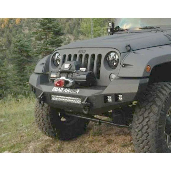 Load image into Gallery viewer, Road Armor Stealth Full Width Front Winch Bumper for 07-18 Jeep Wrangler JK
