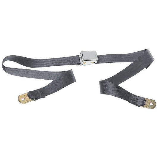 Seatbelt Solutions 2 Point Non-Retractable Lap Belt with Chrome Lift Lever Buckle