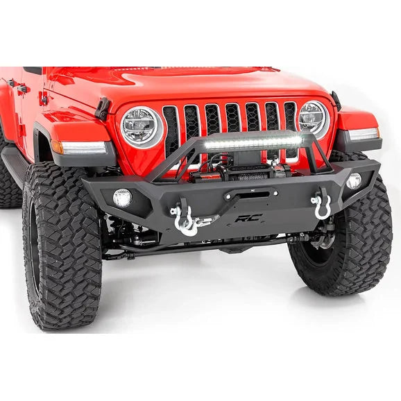 Load image into Gallery viewer, Rough Country 10585 Full Width Front Trail Bumper for 07-24 Jeep Wrangler JK, JL &amp; Gladiator JT
