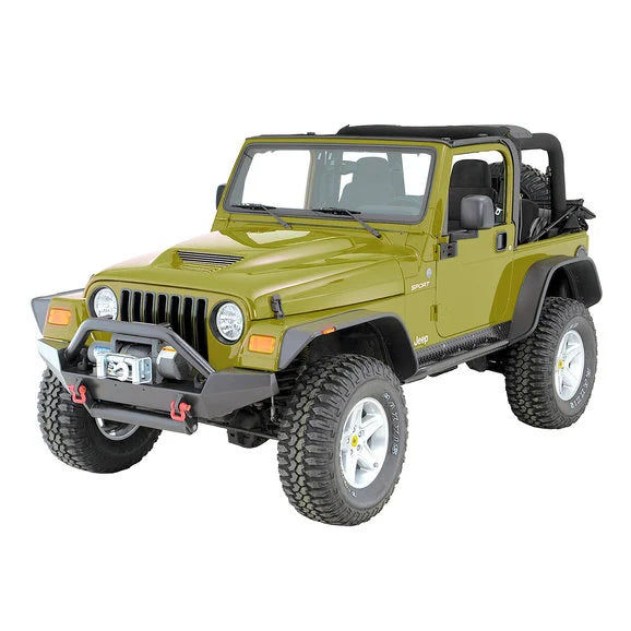 Load image into Gallery viewer, Cervini&#39;s Auto Design Ram Air Fiberglass Hood in Factory Match Paint (Top Only) for 97-06 Jeep Wrangler TJ &amp; Unlimited
