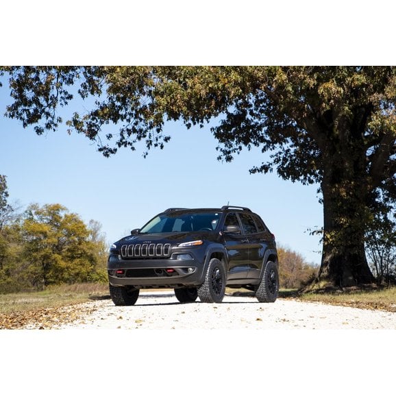 Load image into Gallery viewer, Rough Country 60400 2in Spacer Lift Kit for 14-21 Jeep Cherokee KL
