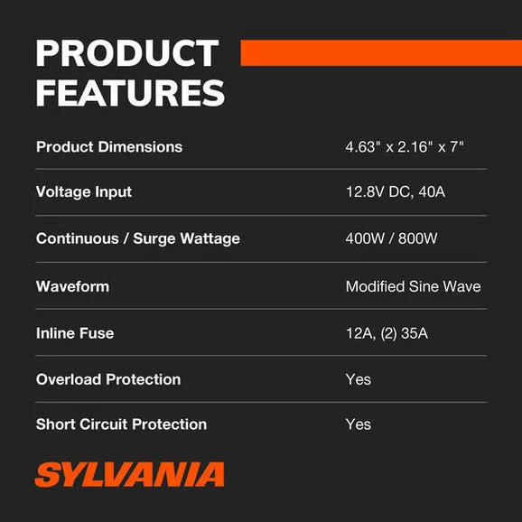 Load image into Gallery viewer, Sylvania INVERTER_400.BX Power Inverter 400W
