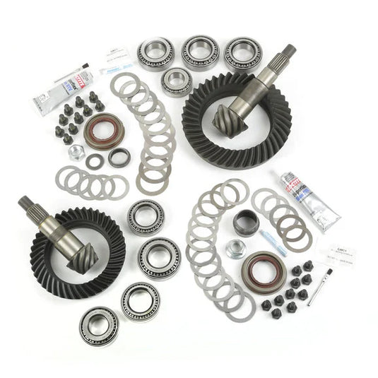 Alloy USA Front & Rear Ring and Pinion Kit for 07-18 Jeep Wrangler JK Non-Rubicon Models with Front Dana 30 Axle & Rear Dana 44