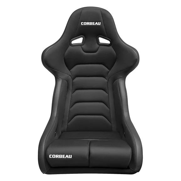 Load image into Gallery viewer, Corbeau 29501W FX1 Wide Fixed Back Racing Seat in Black Cloth
