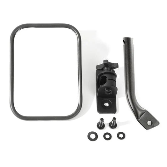 Rugged Ridge Square Stubby Trail Mirror for 97-18 Jeep Wrangler TJ & JK