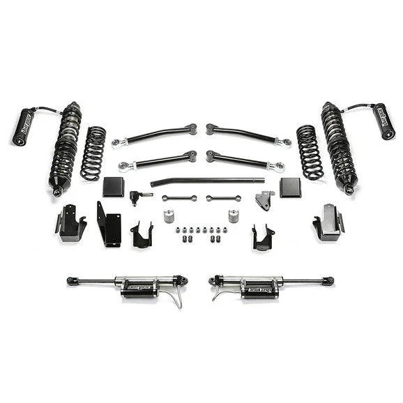 Load image into Gallery viewer, Fabtech 5&quot; Trail Lift Kit with 2.5&quot; Dirt Logic Front Reservoir Shocks &amp; 2.25&quot; Rear Dirt Logic Shocks for 20-22 Jeep Gladiator JT
