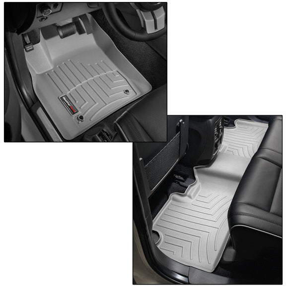 Load image into Gallery viewer, WeatherTech DigitalFit Front &amp; Rear FloorLiner for 02-07 Jeep Liberty KJ
