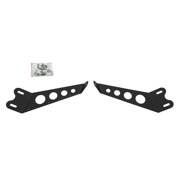 Quake LED Hood Light Bar Brackets for 07-18 Jeep Wrangler JK