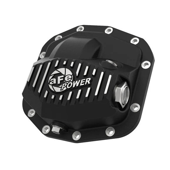 Load image into Gallery viewer, aFe Power 46-7101AB Pro Series Front &amp; Rear Differential Cover Kit w/Gear Oil for 18-24 Jeep Wrangler JL
